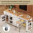 85.5" Kitchen Island with Extendable Dining Table, Kitchen Storage Table with 3 Side Open Shelves, Rolling Kitchen Island with Power Outlet, 3 Drawers, 2 Doors, for Kitchen, Dining Room-129761740