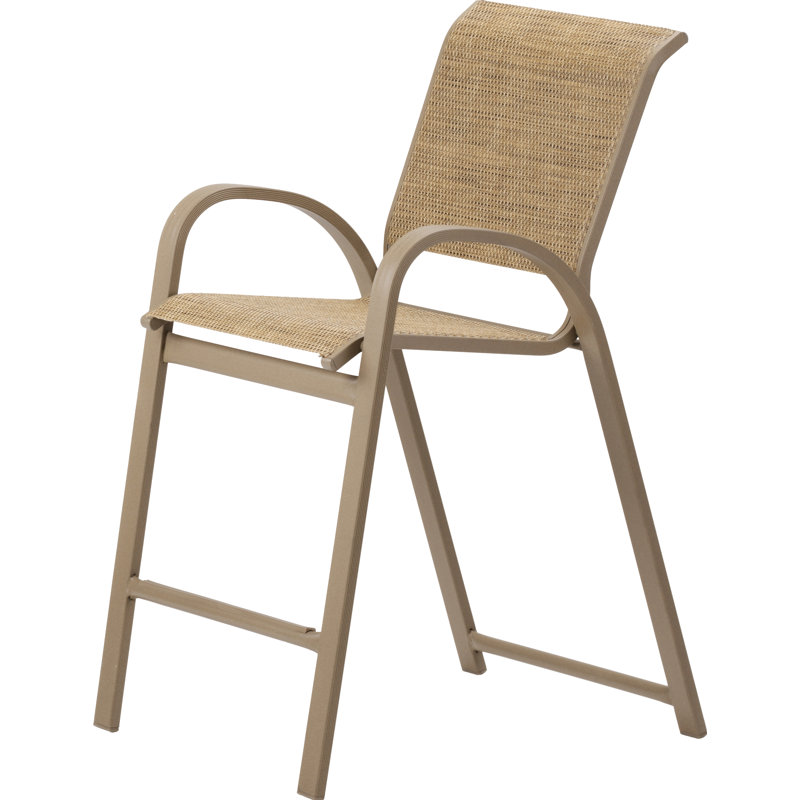Tabouret de bar 42 po Holna, Désert texturé, Bristol taupe Sunbrella®