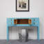 Console bleu clair