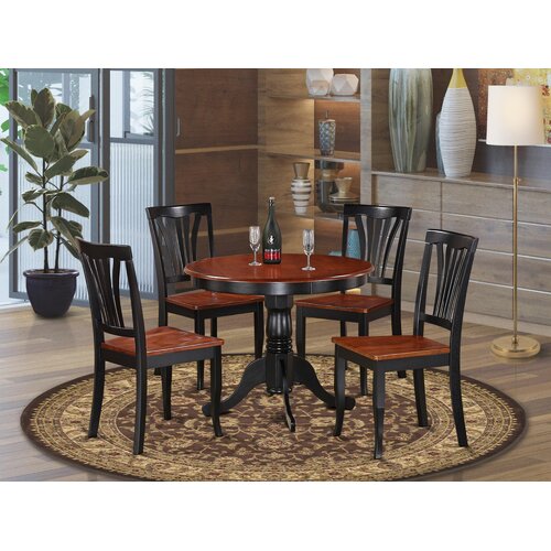 Alcott Hill® Ranshaw Solid Wood Dining Set & Reviews | Wayfair