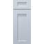 Armoire de base double à portes pleine grandeur de style Shaker de DL Cabinetry (prête à assembler) l 33 po x H 34,5 po x P 24 po - gris tourterelle-124919913-124919916