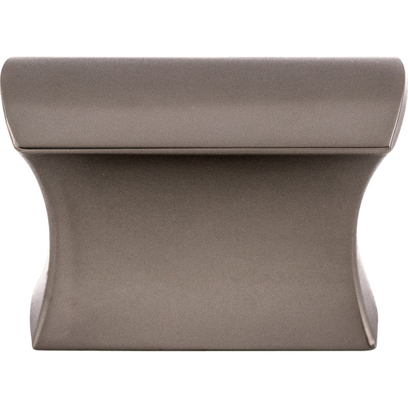Glacier 3/4" Length Square Knob, Ash Gray, 1 1/2" Length