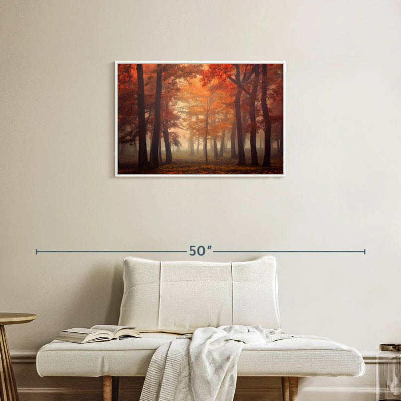 Sensation, Cadre flottant blanc, 46 po x 31 po