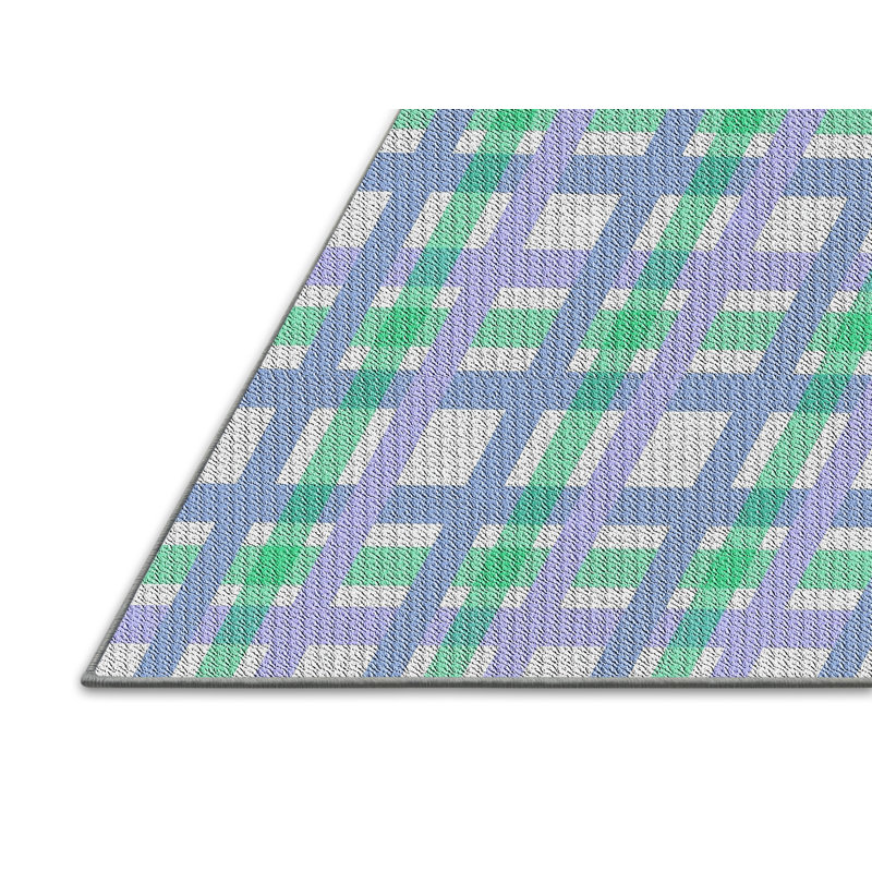 Tapis bleu Kindig, Rectangle 8 pi x 10 pi