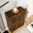 23.6-inch walnut shoe cabinet