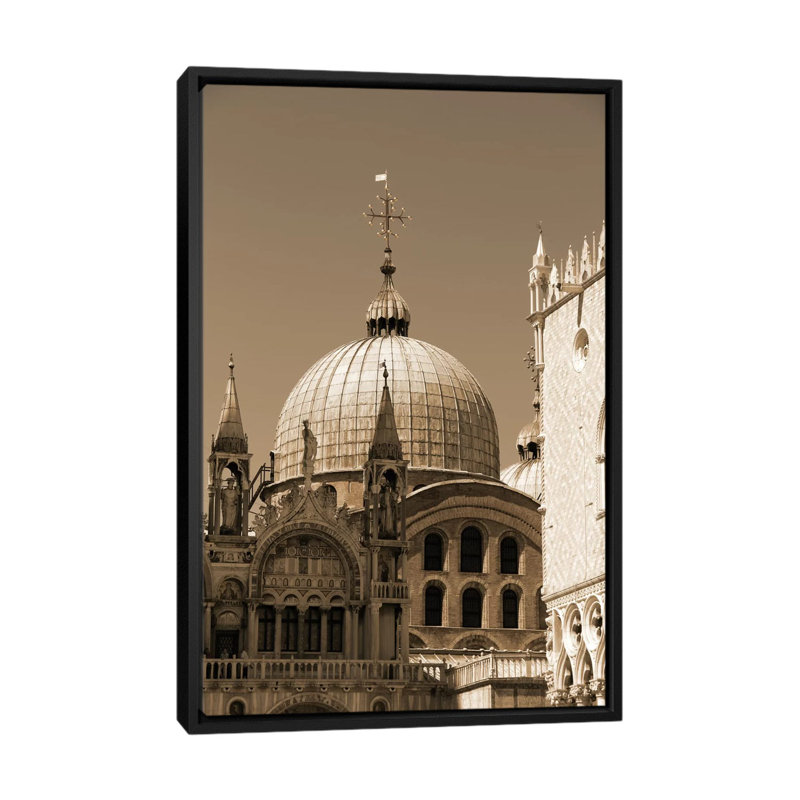 Architettura Di Italia IV by Greg Perkins - Gallery-Wrapped Canvas Giclée, 26" H x 18" W x 1.5" D, Black Framed Canvas