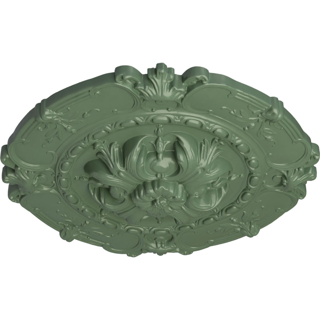 Endurathane Southampton Ceiling Medallion, 16 1/2"OD x 2 3/8"P Ekena Millwork 