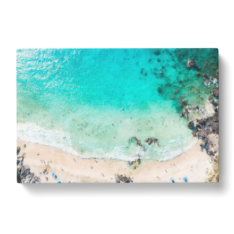 The Beach In Hawaii - Wrapped Canvas Print, 35cm H x 50cm W x 3cm D