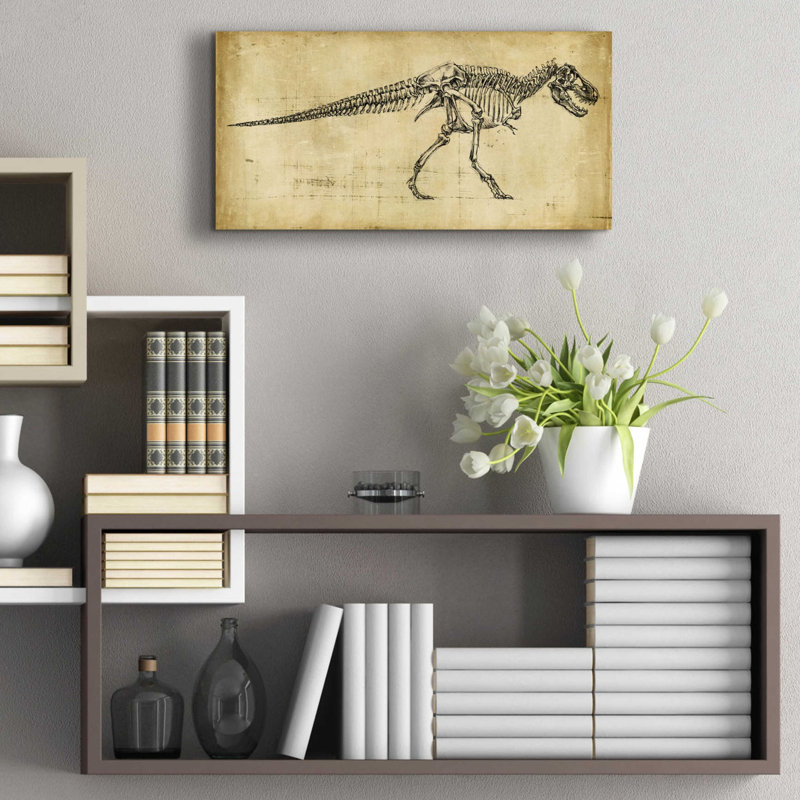 'Tyrannosaurus Rex Study' by Ethan Harper, Acrylic Glass Wall Art, 12" H x 24" W x 0.12" D