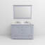 Ensemble de meuble-lavabo double l 48 po x P 22 po Dukes, robinet et miroir de 46 po-112873892-74095228