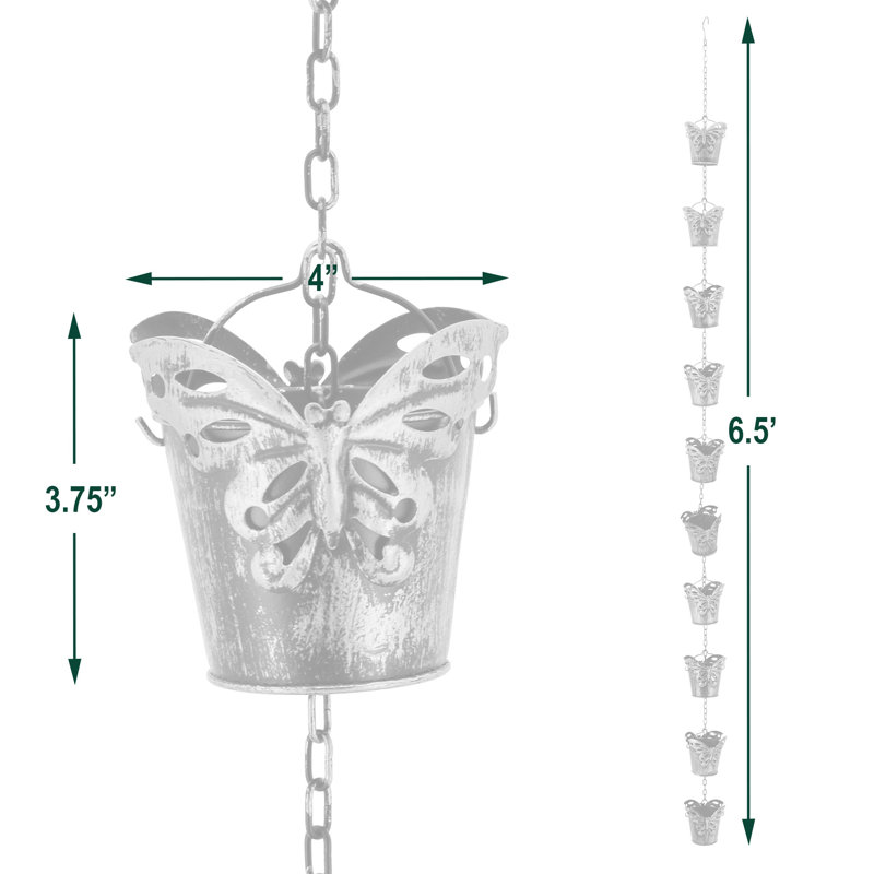 Jaclynn Metal Animals Rain Chain