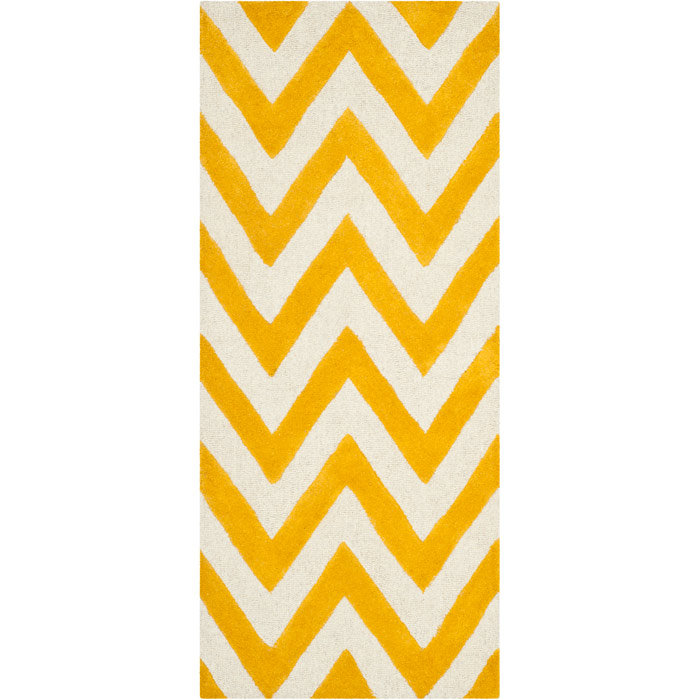 Sanyla Cambridge Hand Tufted Wool Chevron Rug