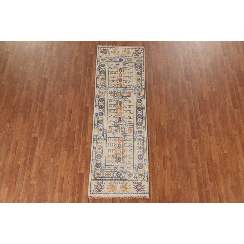Tapis de couloir oriental géométrique 3x8