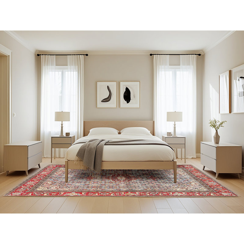 Oriental Indoor Rug, Rectangle 5' x 8'