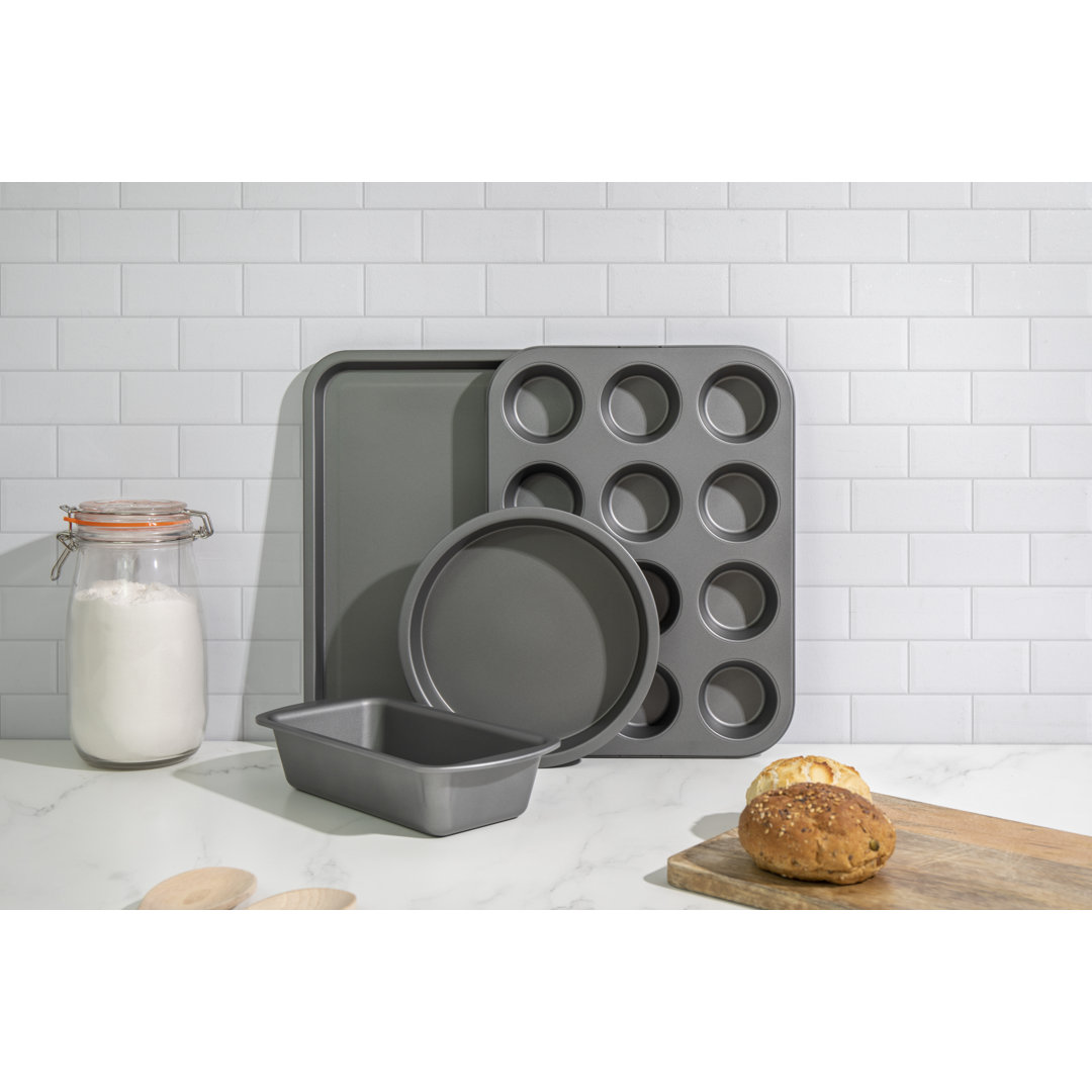 KitchenCraft 4 Piece Non-Stick Steel Bakeware Set
