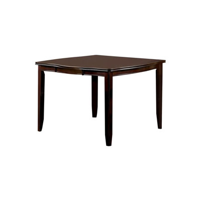 19.4"W Transitional Square Counter Ht. Table, Espresso