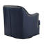 Fauteuil demi-tonneau pivotant en cuir véritable Fazio-1639651036