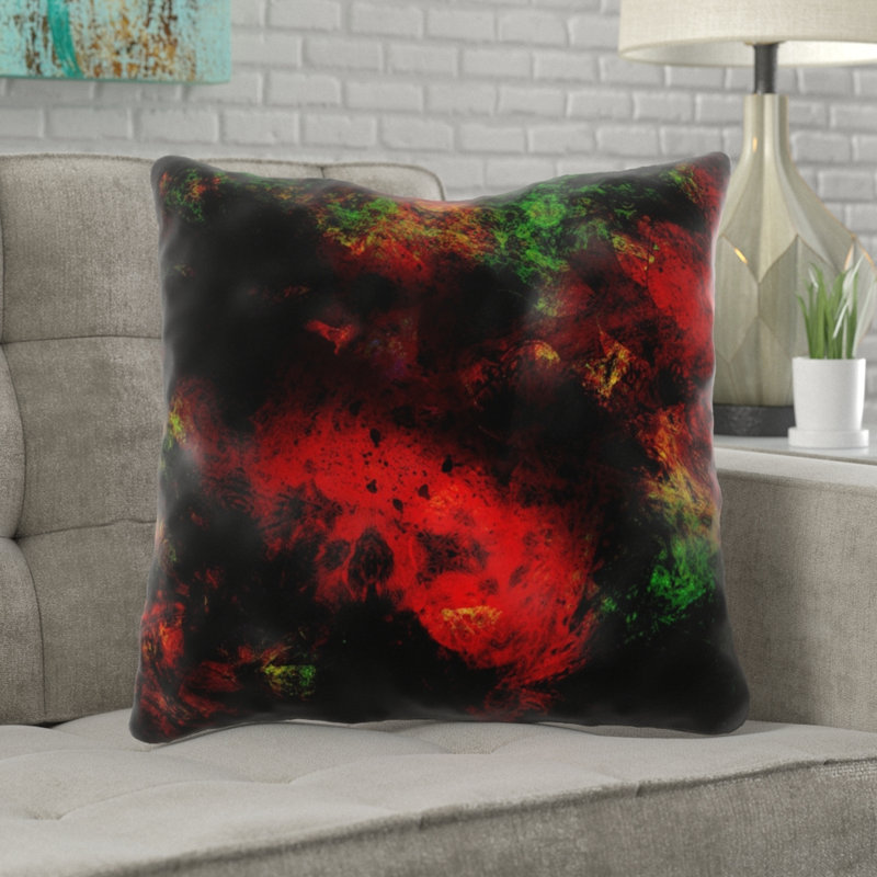 Coussin décoratif Elmirasol, Microsuède, Intérieur