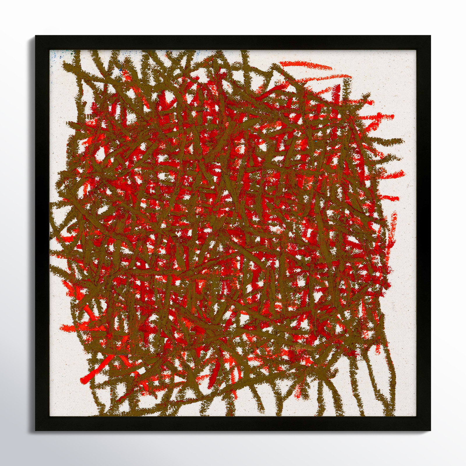 Thicket by Stephanie Dennis, Black, 20" H x 20" W  x 1.25" D