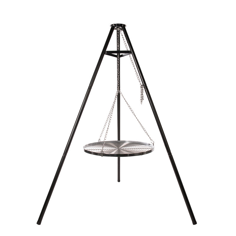 130cm Round Steel Fire Pit Log Grate