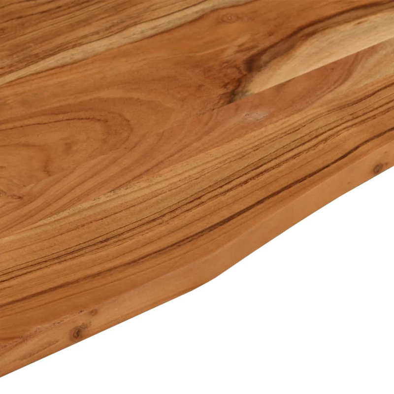 Merna Desk Table Top, 2.5cm H x 80cm W x 50cm D, Acacia Wood Natural
