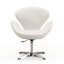 Fauteuil ballon pivotant en cuir Raspberry Vegan-594621968
