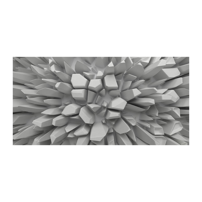 3D Abstraction - No Frame Print, Canvas, 50cm H x 140cm W x 2cm D