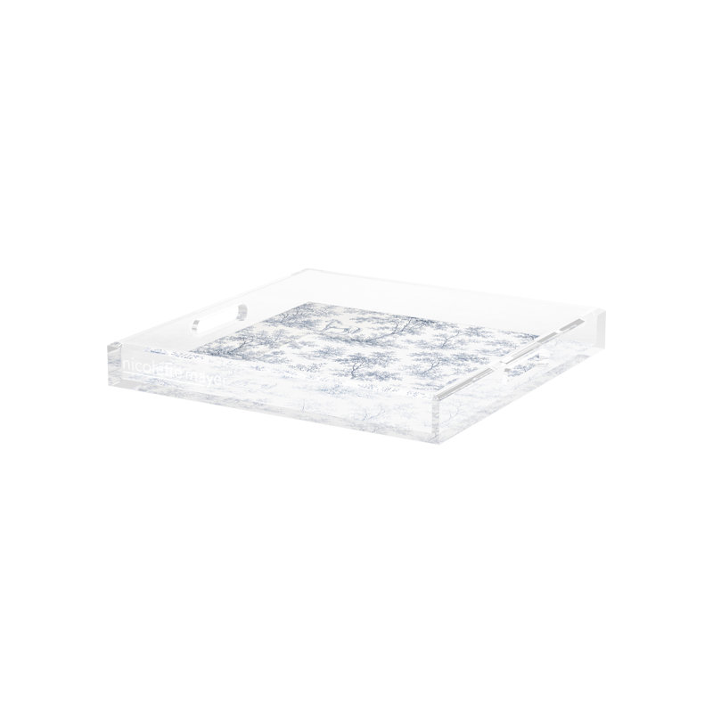 Square Decorative Tray, 12"W x 12"D