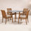 Masten Teak Patio Dining Set