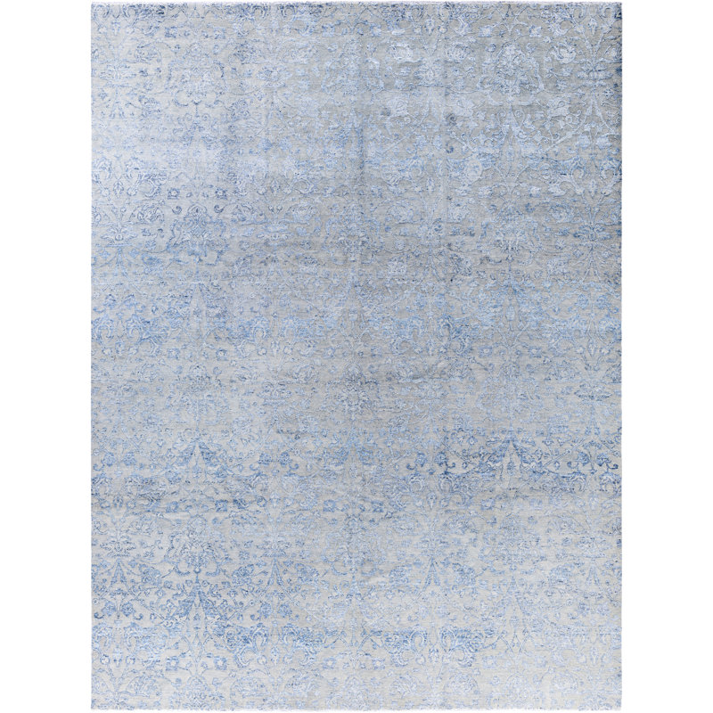Overdyed One-of-a-Kind 9' 1" X 12' 3" Hand Knotted Area Rug