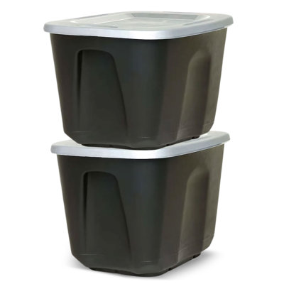 Homz Plastic Storage Tub & Tote