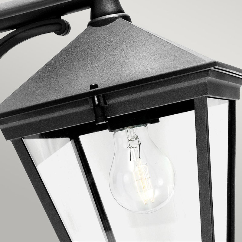 Holtby Outdoor Wall Lantern, Black