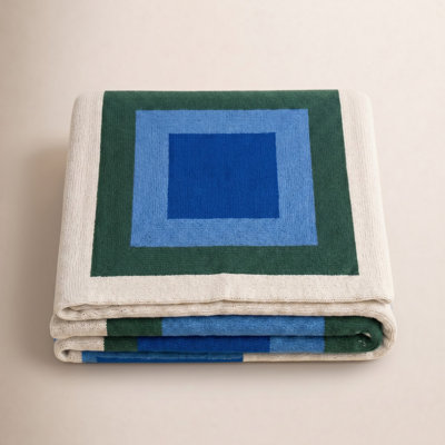 Modern Cotton Blend Knitted Throw Blanket