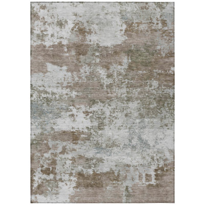 Machine Washable Indoor/Outdoor Wagenen ACN2366 Abstract Rug