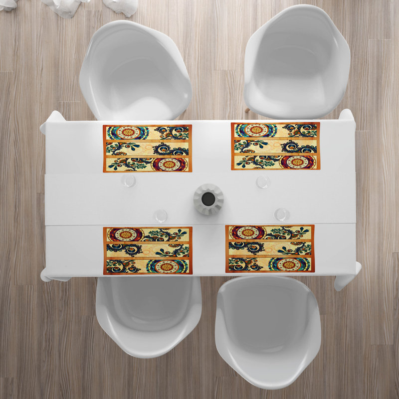 Polyester Abstract Rectangle Placemat