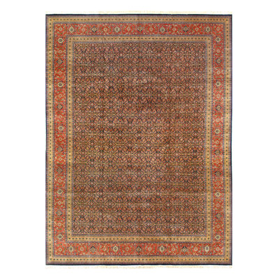 One-of-a-Kind 12' X 15' Before 1900 Wool Area Rug in