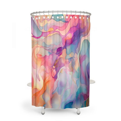 Anastazas Abstract Shower Curtain