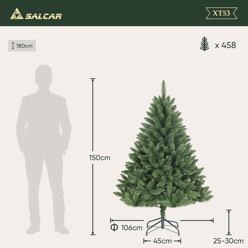 Artificial Christmas Tree, 4.92ft H
