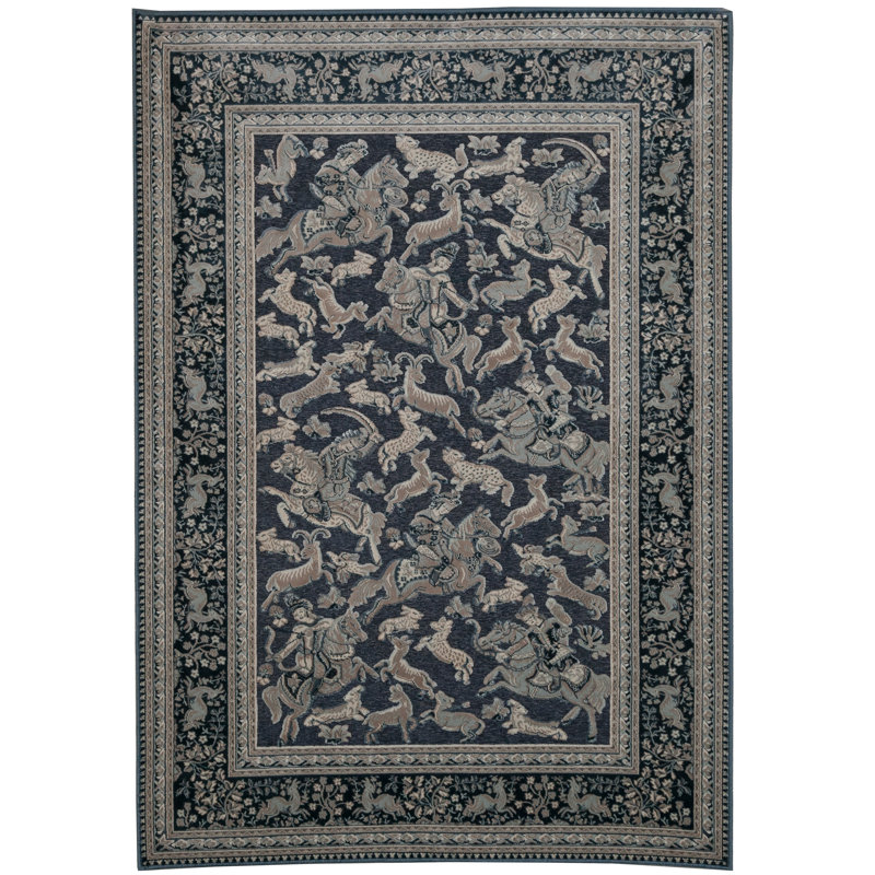 Adair Oriental Shag Area Rug, Rectangle 140 x 200cm