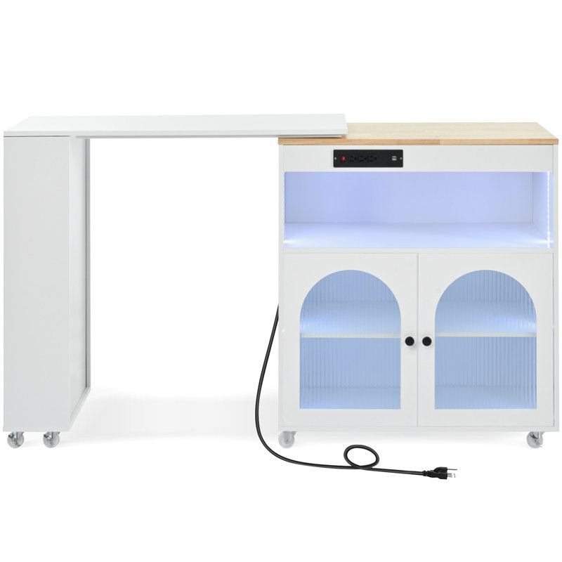 30.73 " W Kitchen Island Set