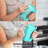 OVENTE 5-Speed Electric Hand Mixer with Stainless Steel Mixing Whisk, Snap-On Storage Case, Portable & Lightweight 150W Motor, Compact Handheld Mixer for Baking, Blending or Cooking, Turquoise HM151T