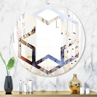 Miroir mural Hexagon Star