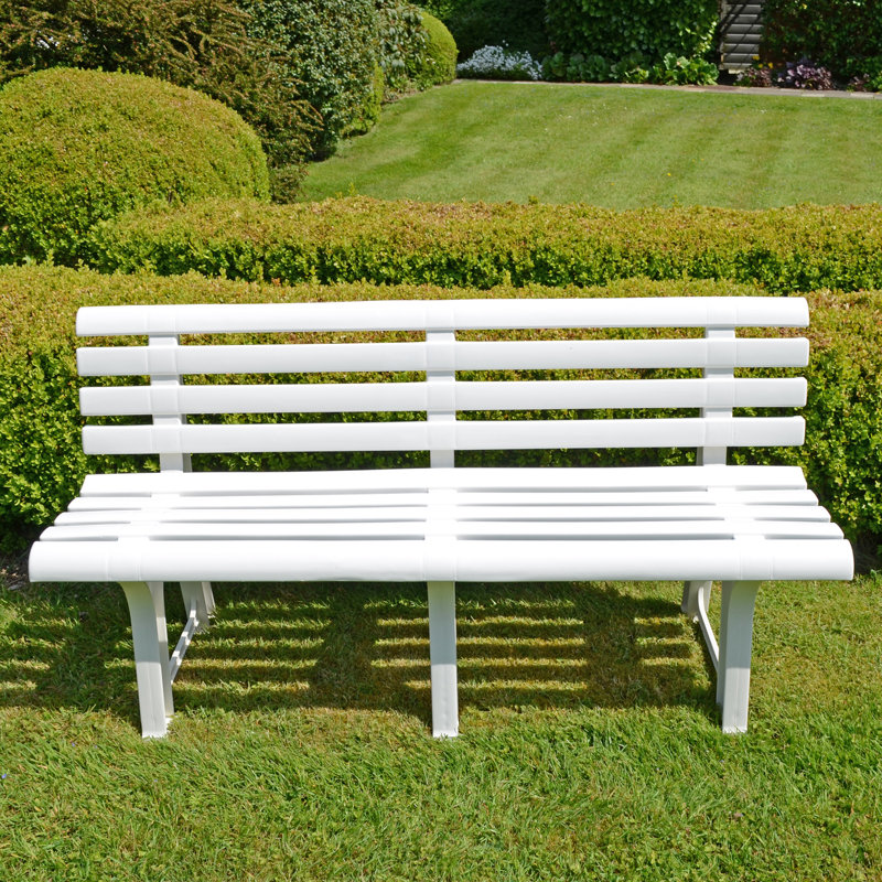 Brindisi Traditional Bench, White