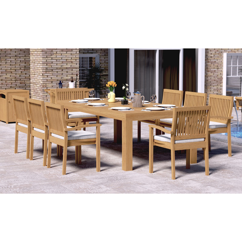 Ensemble repas extérieur pour 8 personnes Leveb