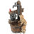 29.8" H Puppies Outdoor Water Fountain with LED Lights and Adjustable Flow