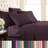Southshore Fine Linens Vilano Springs Extra Deep Pocket 6-Piece Sheet Set, Ultra Soft Double-Brushed 110 GSM Microfiber Bedding, 21-Inch Deep Pocket, 4 Pillowcases, Queen, Purple-86340222-86340213