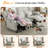 Loveseat Rocker Recliner Sofa, Dual Reclining Couches With Console, Manual Reclinable Double Seat 2 Person Recliner, Rv Movie Seating For Travel Trailers Living Room-1069023601