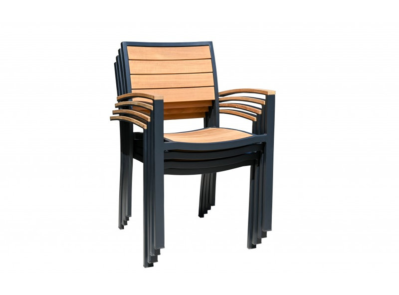 Soho Outdoor 13 - Piece Dining Set, Black