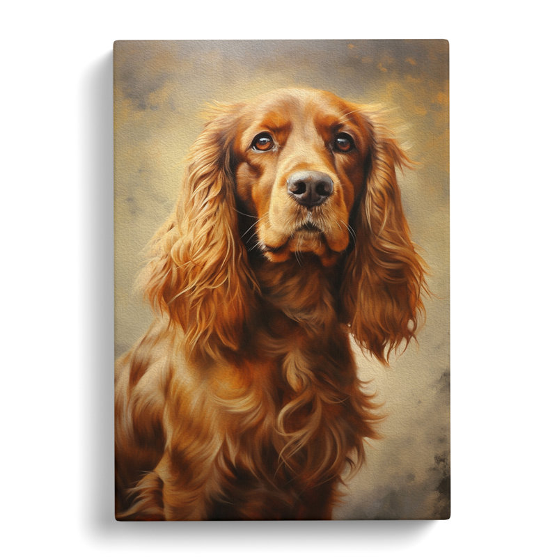 Cocker Spaniel Realism - Wrapped Canvas Print, 60cm H x 40cm W x 3cm D