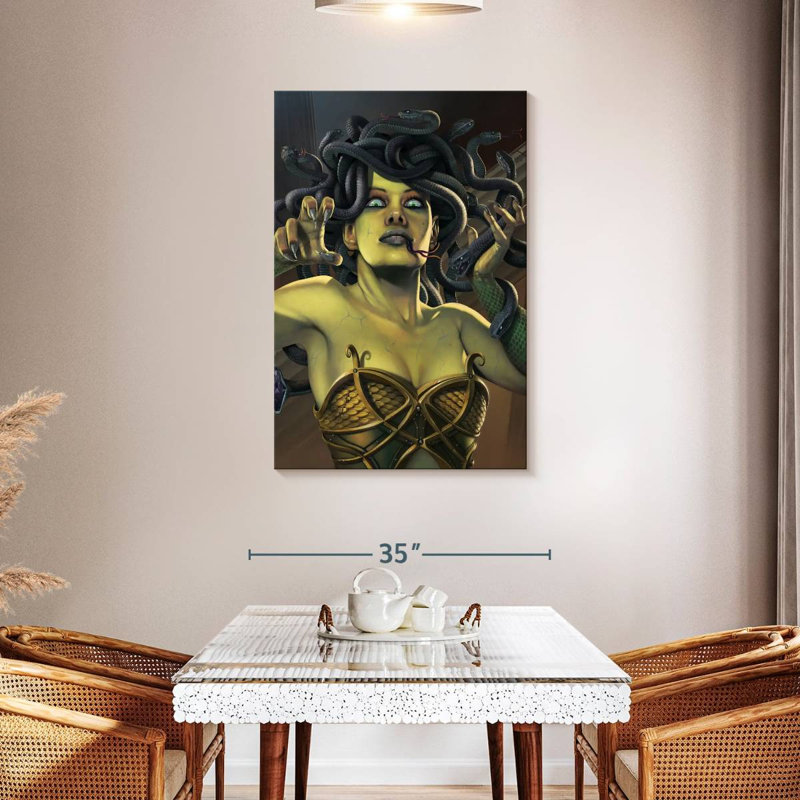 Kelan Medusa, 45" H x 30" W